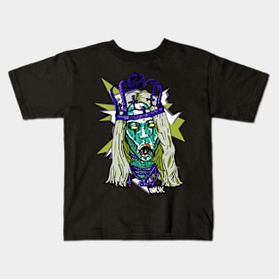 Copy of HALLOWEEN HORROR QUEEN1 Kids T-Shirt